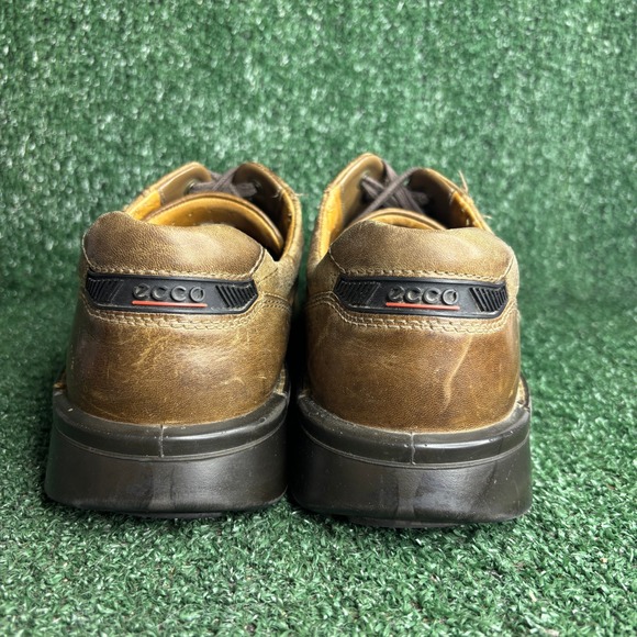 ECCO Track II Low Plain Toe GORE-TEX Casual Oxford Brown Leather Mens Size 11 main image 5